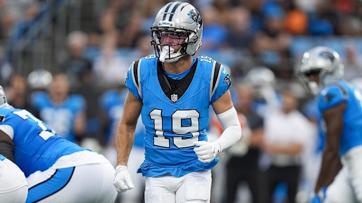 Former Carolina Panthers wide receiver Adam Thielen.