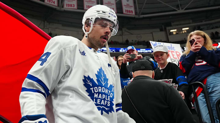 Maple Leafs center Auston Matthews is one of the highest paid players in the NHL.