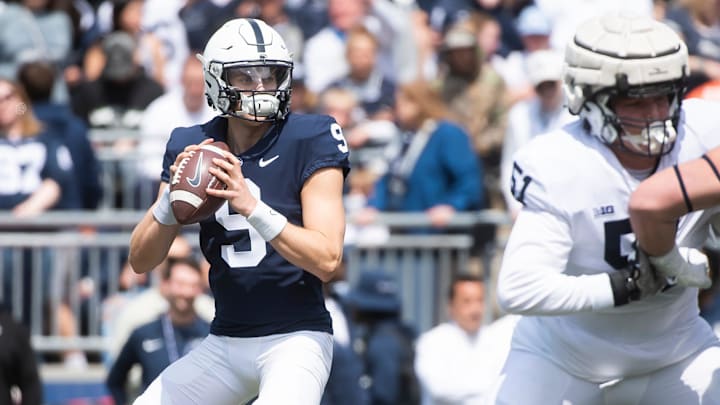 Penn State redshirt freshman quarterback Christian Veilleux