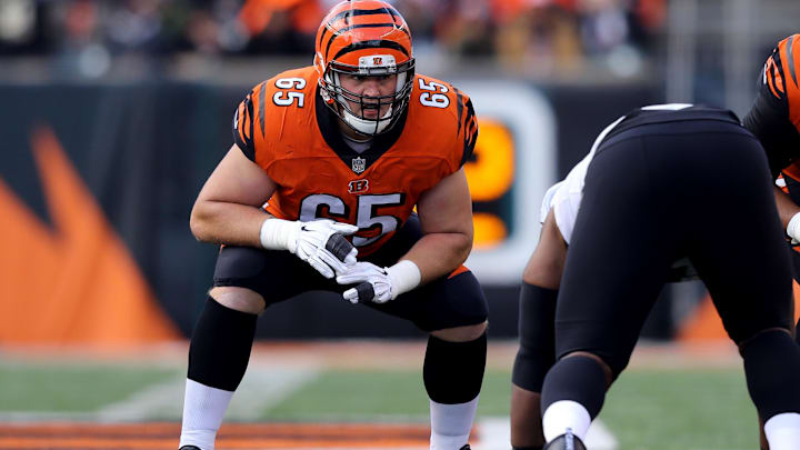 Nov 11, 2018; Cincinnati, OH, USA; Cincinnati Bengals offensive guard Clint Boling (65) against the New Orleans Saints at Paul Brown Stadium. Mandatory Credit: Aaron Doster-Imagn Images Nov 11, 2018; Cincinnati, OH, USA; Cincinnati Bengals offensive guard Clint Boling (65) against the New Orleans Saints at Paul Brown Stadium. Mandatory Credit: Aaron Doster-Imagn Images