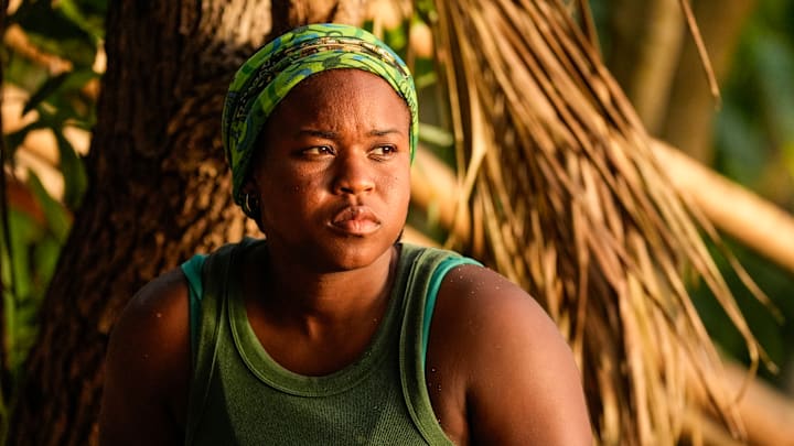 SURVIVOR, Wednesdays (8:00-9:30 PM, ET/PT) on the CBS Television Network, and available to stream on Paramount+*. Jeff Probst serves as host and executive producer. Pictured: Saiounia “Sai” Hughley. Photo: Robert Voets/CBS ©2024 CBS Broadcasting, Inc. All Rights
