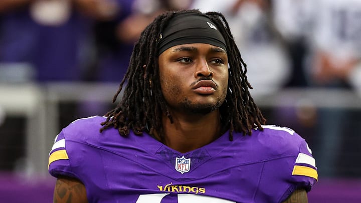 Dallas Turner was drafted in the first round by the Vikings in 2024.