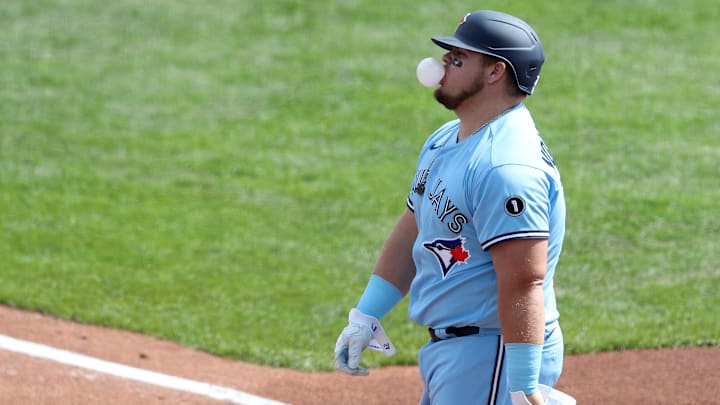 Vogelbach during his time with the Blue Jays in 2020