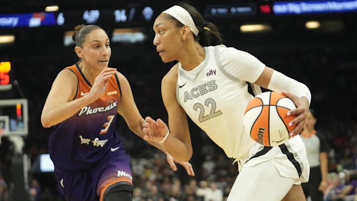 South Carolina basketball alum A'ja Wilson driving best a fellow all-time great in Diana Taurasi