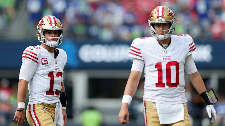 1 simple reason 49ers won’t let QB controversy erupt with Mac Jones and Brock Purdy