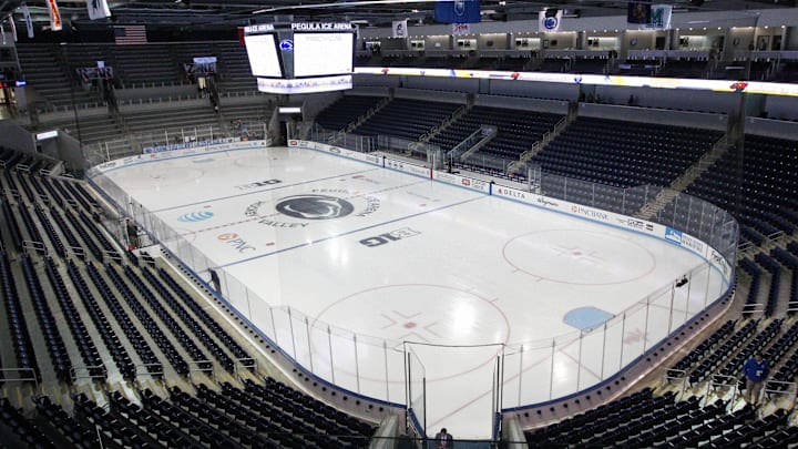 A general view of Penn State's Pegula Ice Arena prior to a preseason hockey game between the Minnesota Wild and the Buffalo Sabres. 