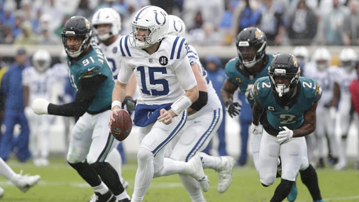 Indianapolis Colts quarterback Riley Leonard will start if he’s cleared to play during Week 15 vs. the Seahawks Indianapolis Colts quarterback Riley Leonard will start if he’s cleared to play during Week 15 vs. the Seahawks