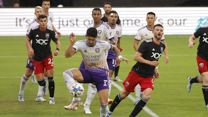 Jul 31, 2022; Washington, District of Columbia, USA; Orlando City SC forward Alexandre Pato (7)