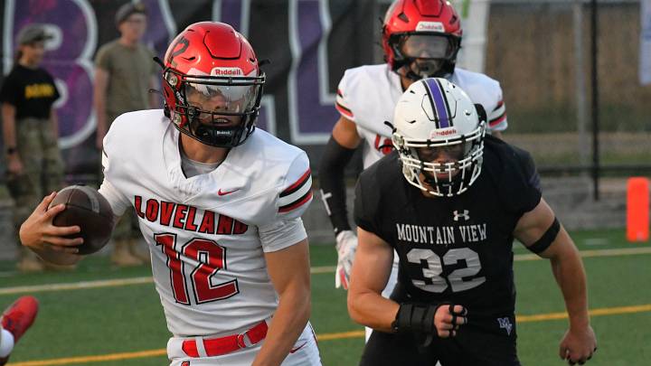 Loveland quarterback Jackson Gebhardt Loveland quarterback Jackson Gebhardt