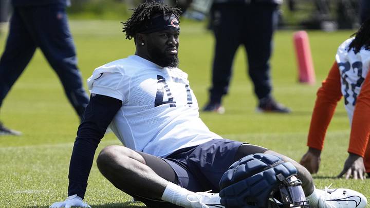 Chicago Bears linebacker (47) Ruben Hyppolite III. Chicago Bears linebacker (47) Ruben Hyppolite III.