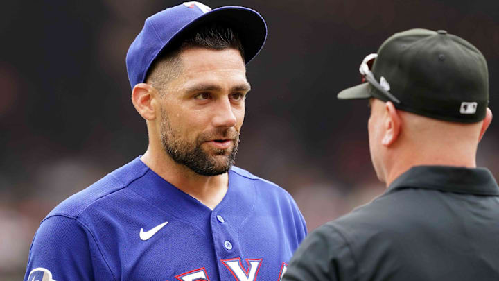 Texas Rangers pitcher Nathan Eovaldi.