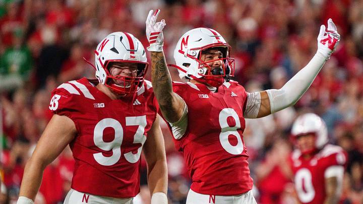 Donovan Jones and Kade Pietrzak celebrate after a sack against North Dakota. Donovan Jones and Kade Pietrzak celebrate after a sack against North Dakota.