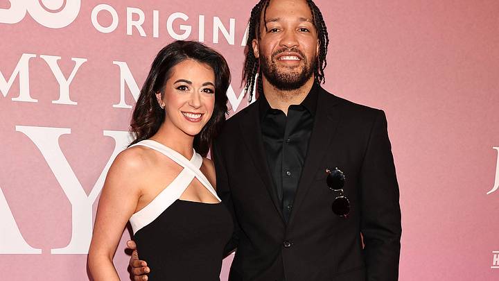 Jalen Brunson and his wife, Ali Marks.