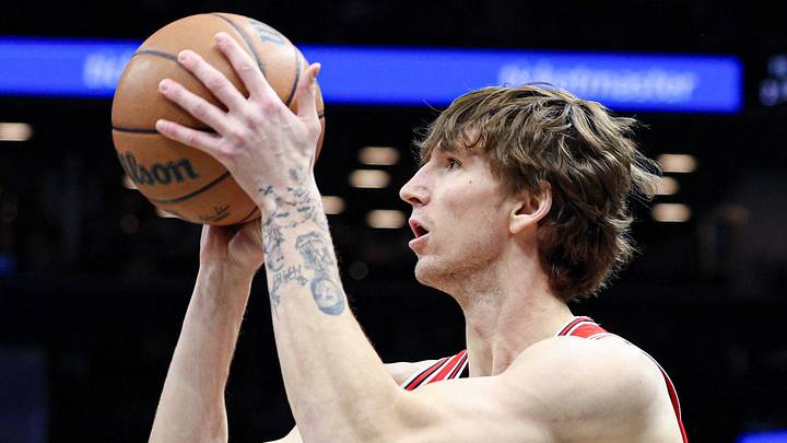 Feb 9, 2026; Brooklyn, New York, USA; Chicago Bulls forward Matas Buzelis (14) shoots the ball against the Brooklyn Nets during the first quarter at Barclays Center. Mandatory Credit: Vincent Carchietta-Imagn Images Feb 9, 2026; Brooklyn, New York, USA; Chicago Bulls forward Matas Buzelis (14) shoots the ball against the Brooklyn Nets during the first quarter at Barclays Center. Mandatory Credit: Vincent Carchietta-Imagn Images
