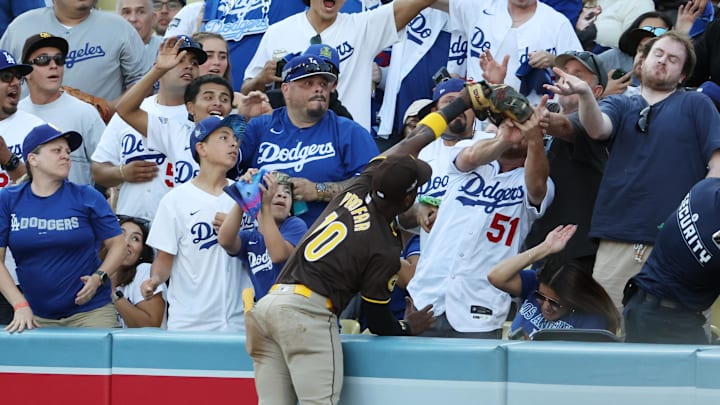 Profar robbed Mookie Betts of a home run in the first innings of Game 2 of the NLDS.