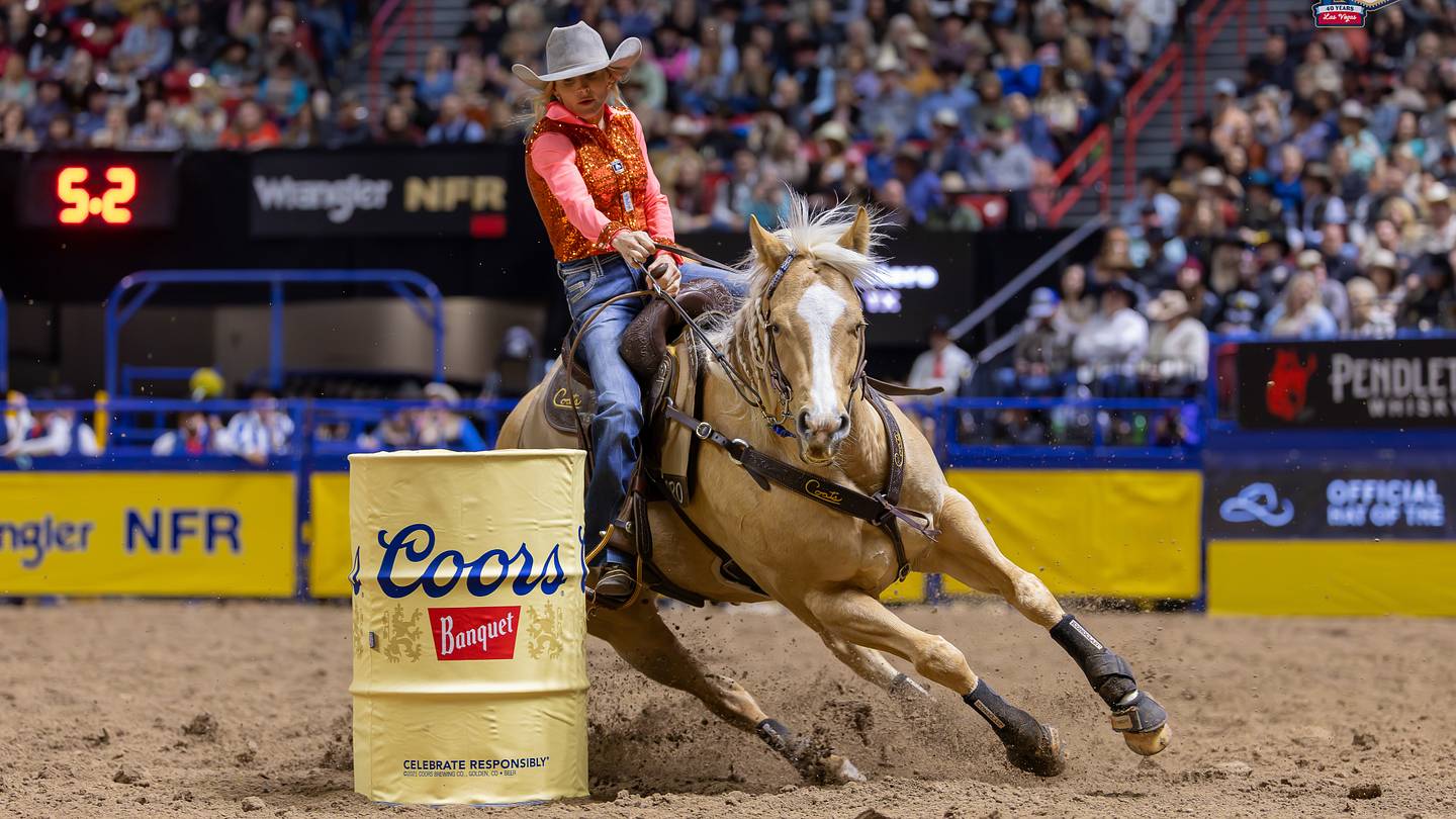 Norfolk Rodeo NFR Round 10 Barrel Racing Had Thomas & Mack Crowd on the Edge of Their ...