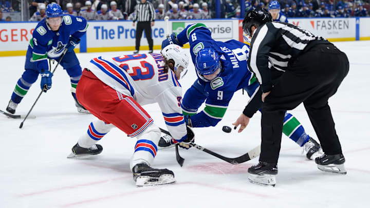 New York Rangers v Vancouver Canucks