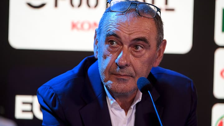 SS Lazio Unveil New Coach Maurizio Sarri