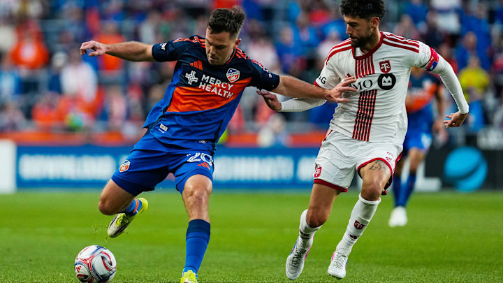 Jonathan Osorio and Toronto FC will try to contain the FC Cincinnati attack. Jonathan Osorio and Toronto FC will try to contain the FC Cincinnati attack.