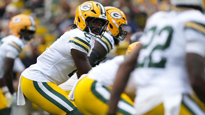 Green Bay Packers quarterback Malik Willis (2) during the game against the Seattle Seahawks at Lambeau Field.