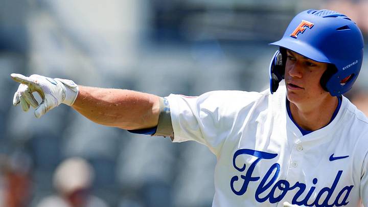 Hayden Yost recorded a three-hit game with a home run in Florida's win over Vanderbilt in the SEC Tournament. Hayden Yost recorded a three-hit game with a home run in Florida's win over Vanderbilt in the SEC Tournament.