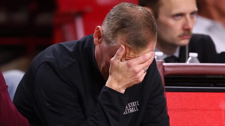 Jan 21, 2026; Tempe, Arizona, USA; Arizona State Sun Devils head coach Bobby Hurley reacts against the West Virginia Mountaineers in the second half at Desert Financial Arena. Mandatory Credit: Mark J. Rebilas-Imagn Images Jan 21, 2026; Tempe, Arizona, USA; Arizona State Sun Devils head coach Bobby Hurley reacts against the West Virginia Mountaineers in the second half at Desert Financial Arena. Mandatory Credit: Mark J. Rebilas-Imagn Images
