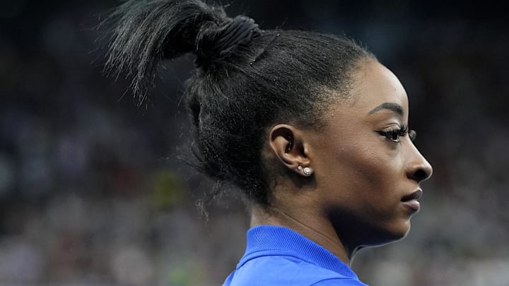 Simone Biles of the United States won day three of the gymnastics event finals during the Paris 2024 Olympic Summer Games.