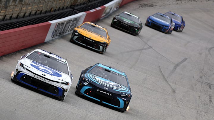 Ty Gibbs, Martin Truex Jr., Joe Gibbs Racing, Bristol Motor Speedway, NASCAR