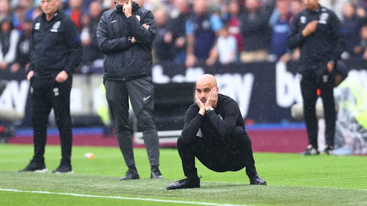 Pep Guardiola musste gegen West Ham zittern Pep Guardiola musste gegen West Ham zittern