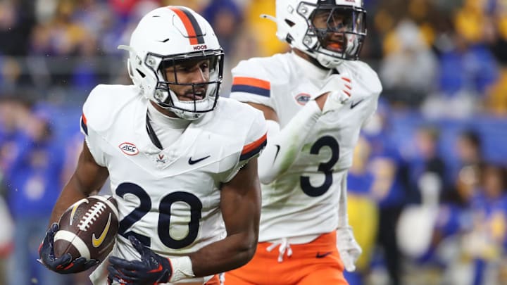 Jonas Sanker had a blocked field goal and an interception, cementing his status as a Virginia legend. Jonas Sanker had a blocked field goal and an interception, cementing his status as a Virginia legend.