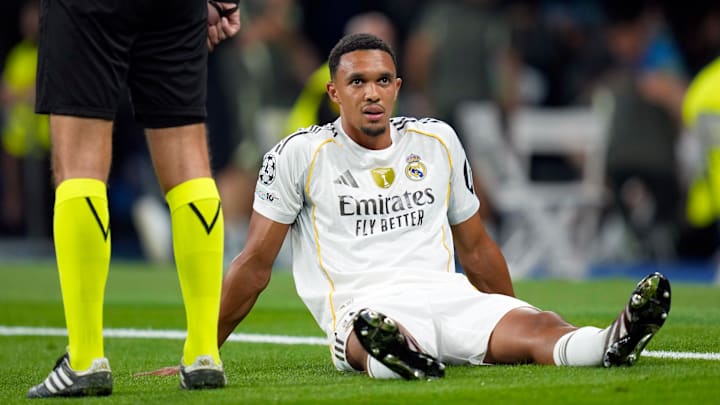 Trent Alexander-Arnold only lasted five minutes against Marseille.