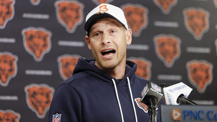 Chicago Bears head coach Ben Johnson