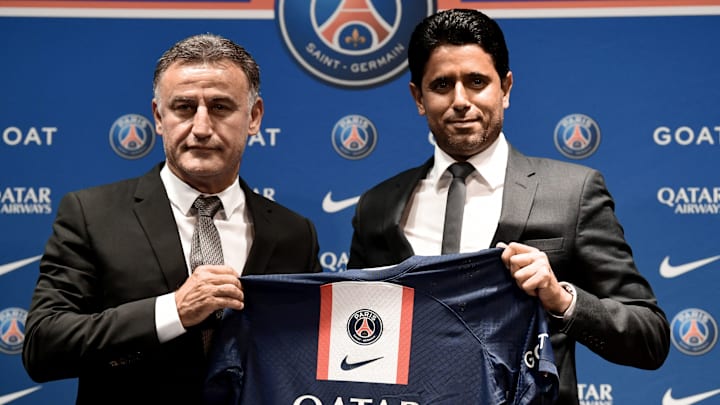 Nasser Al Khelaïfi et Christophe Galtier, PSG