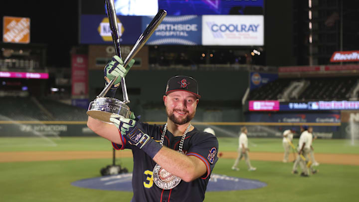 Seattle Mariners catcher Cal Raleigh landed a sponsorship with an Oregon-based portable toilet company after his Home Run Derby win.