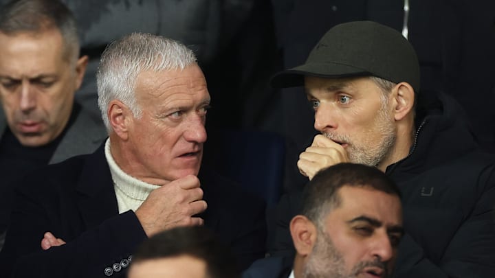 Didier Deschamps et Thomas Tuchel, sélectionneurs respectifs de la France et de l'Angleterre