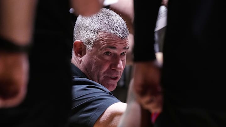 Boise State Broncos head coach Leon Rice.