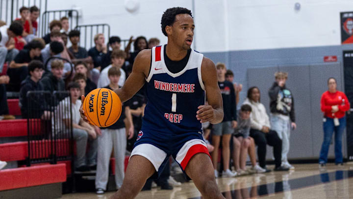 Windermere Prep's Brandon Bass Jr., an FSU recruit, looks for an open teammate in an earlier game this season. He scored 26 points in a 61-51 loss to Lake Highland Prep in the Class 3A, District 6 championship game. Windermere Prep's Brandon Bass Jr., an FSU recruit, looks for an open teammate in an earlier game this season. He scored 26 points in a 61-51 loss to Lake Highland Prep in the Class 3A, District 6 championship game.