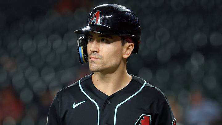 Aug 10, 2026; Phoenix, Arizona, USA; Arizona Diamondbacks outfielder Corbin Carroll against the Colorado Rockies at Chase Field. Mandatory Credit: Mark J. Rebilas-Imagn Images Aug 10, 2026; Phoenix, Arizona, USA; Arizona Diamondbacks outfielder Corbin Carroll against the Colorado Rockies at Chase Field. Mandatory Credit: Mark J. Rebilas-Imagn Images