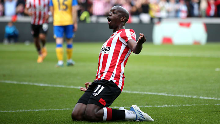 Yoane Wissa scored the Bees's second goal