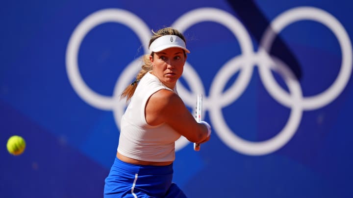 Virginia alum Danielle Collins advanced to the quarterfinals of the women's tennis singles tournament at the 2024 Paris Olympics. Virginia alum Danielle Collins advanced to the quarterfinals of the women's tennis singles tournament at the 2024 Paris Olympics.