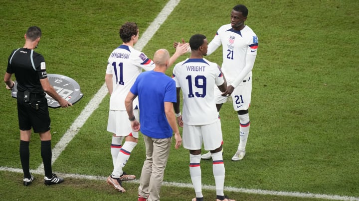Brenden Aaronson and Haji Wright join USMNT. Brenden Aaronson and Haji Wright join USMNT.