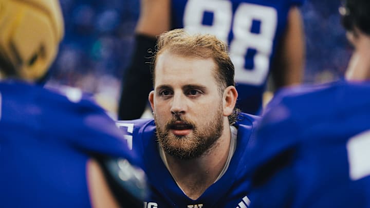 Carver Willis is shown on the sideline during the UW Spring Game.