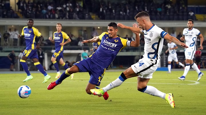 Inter won their first away game of the season against Hellas Verona in August