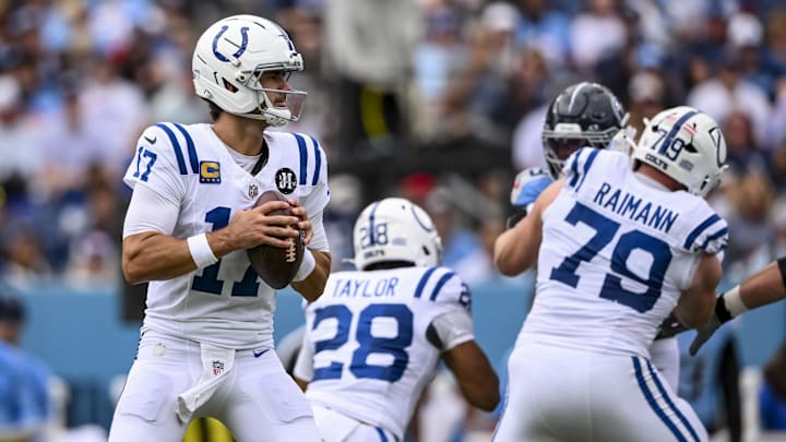 Daniel Jones and the Colts are road underdogs against the Rams in Week 4. 
