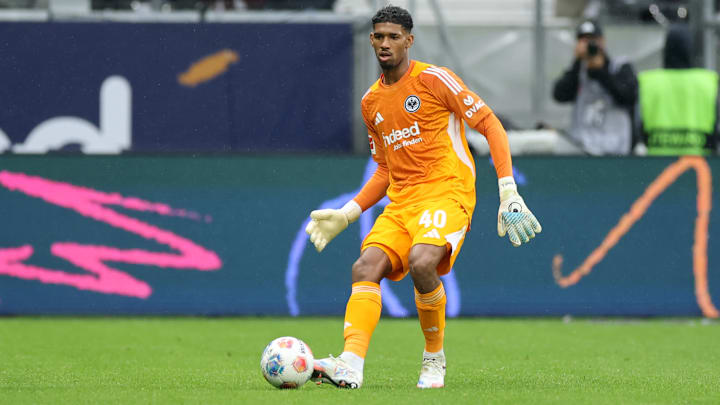 Kaua Santos ist bei Eintracht Frankfurt fest als Nummer eins eingeplant. 