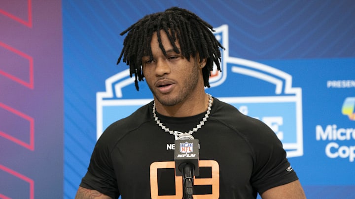 Will running back Omarion Hampton be available for the Chicago Bears to select in the second round of the 2025 NFL Draft? Not so much.