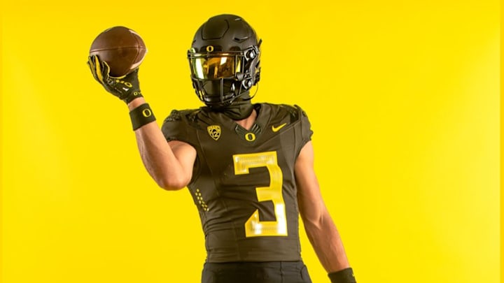 Goodland tight end Linkon Cure visiting Oregon on June 17, 2024.