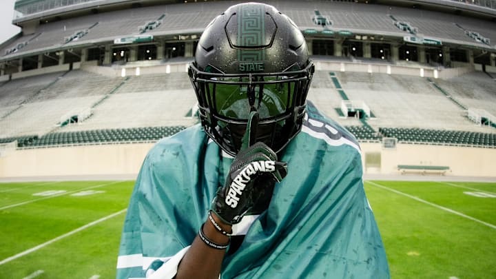 2026 WR Elijah West on his official visit to Michigan State