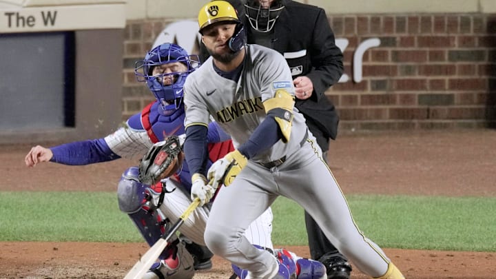 Milwaukee Brewers center fielder Jackson Chourio.