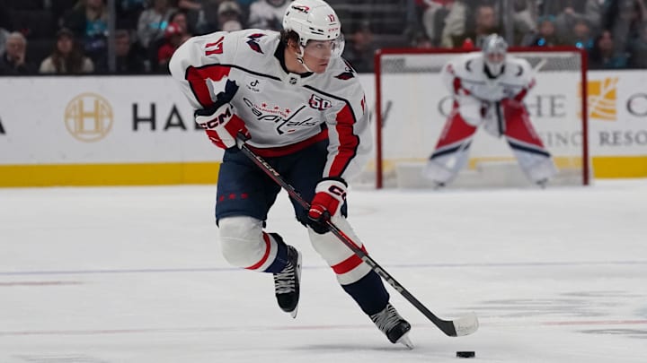 Dylan Strome, Washington Capitals Mandatory Credit: David Gonzales-Imagn Images